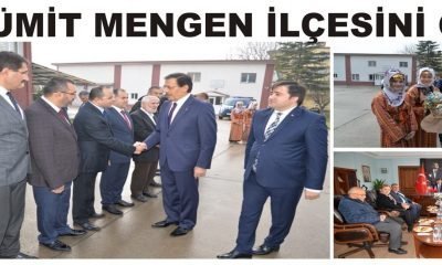 VALİ ÜMİT MENGEN İLÇEMİZİ GEZDİ