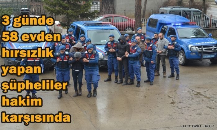 Köylerde hırsızlık yapan şüpheliler hakim Karşısında