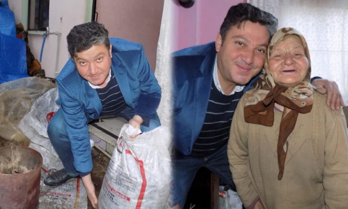 Yaşlı Kadının Sobasını Her Gün Muhtar Yakıyor