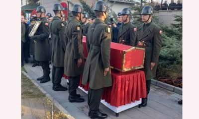 Şehidimiz Ankara’da Dualarla ve Törenle Ebediyete Uğurlandı