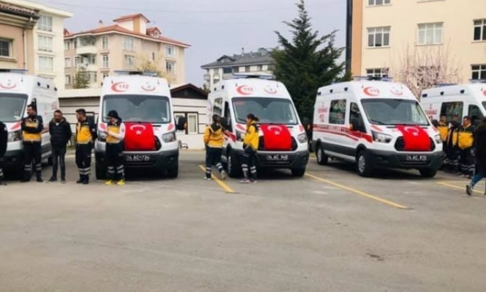 5 ilçeye 5 ambulans