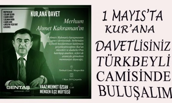 Ahmet KAHRAMAN’ı Özlemle Anıyoruz