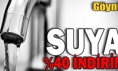 GÖYNÜK BELEDİYESİ SU FİYATLARINDA İNDİRİM YAPTI