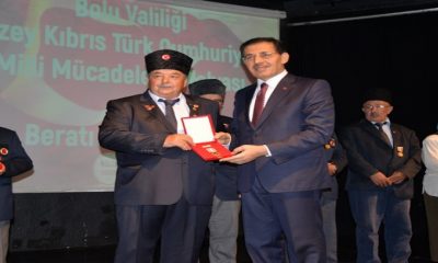 KIBRIS GAZİLERİNE MADALYA VE BERAT TEVCİH TÖRENİ