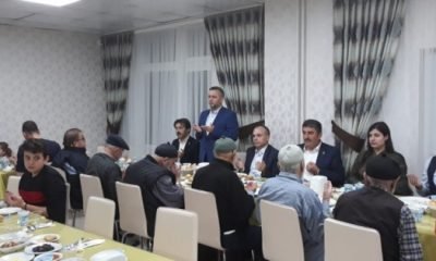 HUZUREVİNDE YAŞLILARIN GÖNLÜ ALINDI