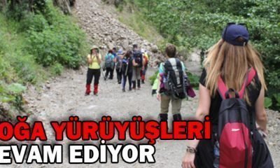 BELEDİYE İLE ORTAKLAŞA DOĞA YÜRÜYÜŞLERİ DEVAM EDİYOR