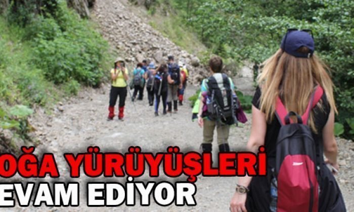 BELEDİYE İLE ORTAKLAŞA DOĞA YÜRÜYÜŞLERİ DEVAM EDİYOR