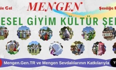 Mengen 2.Yöresel Giyim Şenliği 13 Agustos’ta