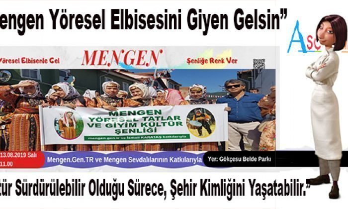 Mengen Yöresel Elbiseniz ile Şenliğe Bekliyoruz