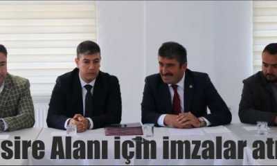 Mesire Alanı İçin İmzalar Atıldı