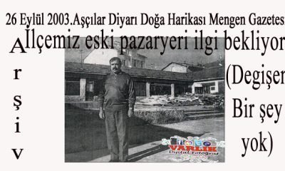 (Arşiv) İlçemiz Eski Pazaryeri İlgi Bekliyor