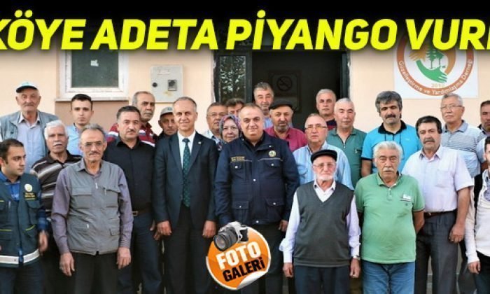 Göynük’te 5 köye adeta piyango vurdu