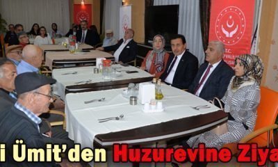 Vali Ümit’den Huzurevine Ziyaret