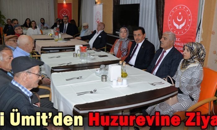 Vali Ümit’den Huzurevine Ziyaret