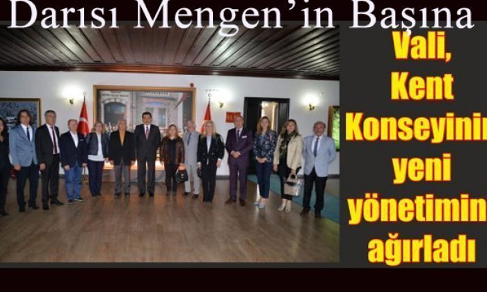 Vali, Kent Konseyinin yeni yönetimini ağırladı
