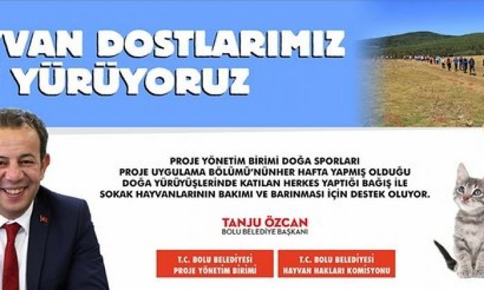 DOĞA SEVENLER SOKAK HAYVANLARI İÇİN YÜRÜYOR