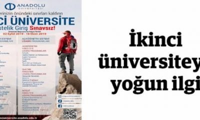 İkinci üniversiteye yoğun ilgi