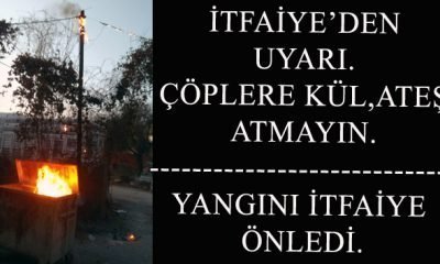 Çöpte Yangın Korkuttu