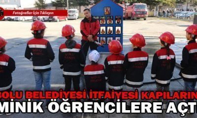 İTFAİYE KAPILARINI ÖĞRENCİLERE AÇTI