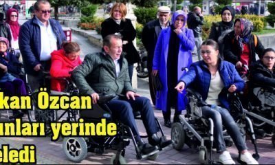 Başkan Özcan sorunları yerinde inceledi