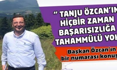 Başkan Özcan’ın Bir Numarası Konuştu