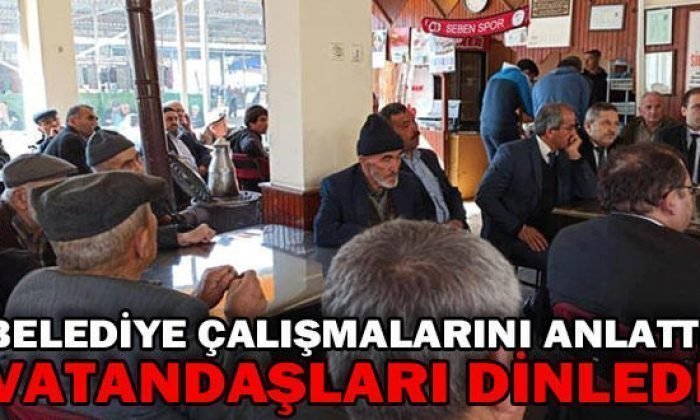VATANDAŞLARLA BULUŞMA TOPLANTISINA KATILDI