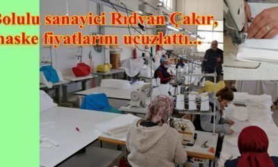 Maske karaborsasına Bolu’dan DUR dedi !