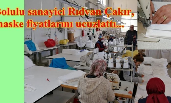 Maske karaborsasına Bolu’dan DUR dedi !
