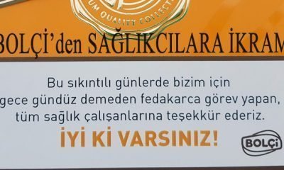        BOLÇİ’den Saglık Personeline İkram