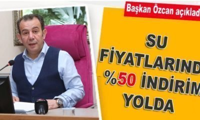 SU FİYATLARINDA %50 İNDİRİM YOLDA