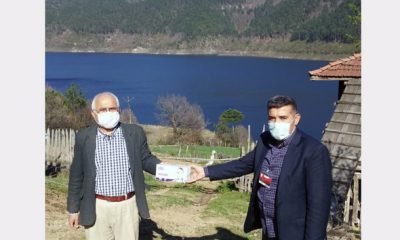 Kaymakamlık: Köy Muhtarlıklarına Maske Dağıtımı Yapıldı