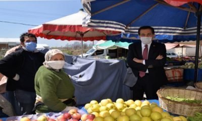 VALİ ÜMİT MANAV, MARKET VE PAZAR YERLERİNİ İNCELEDİ