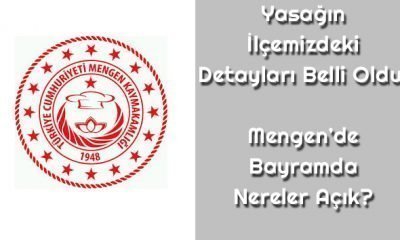 Mengen Kaymakamlığından Yasaklara İlişkin Önemli Duyuru