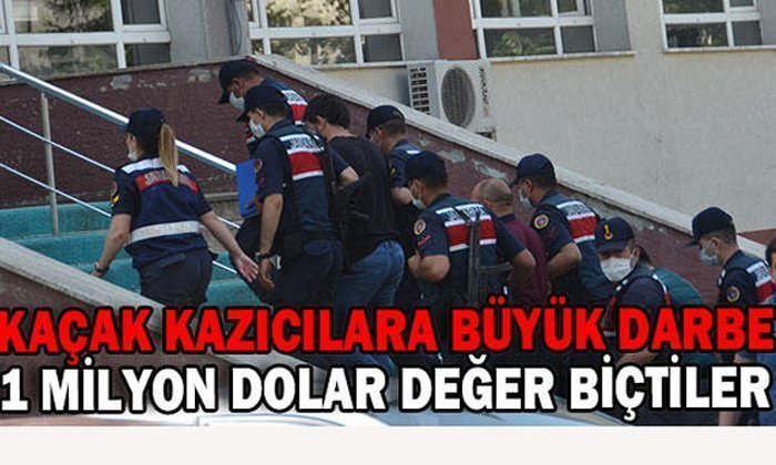 Bolu’da(Mengen)tarihi eser satma hazırlığındaki 7 şüpheli yakalandı