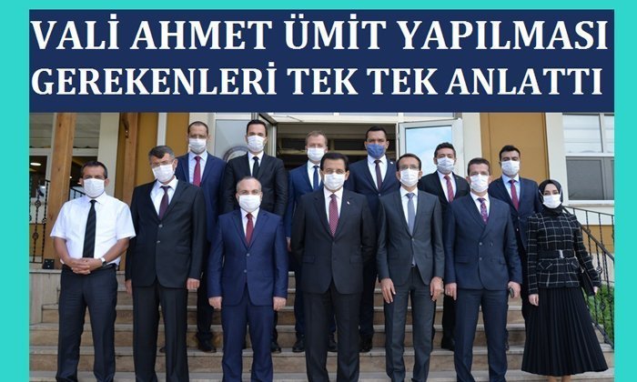 VALİ ÜMİT TEK TEK DİLE GETİRDİ