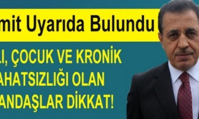 Vali Ümit Uyarıda Bulundu