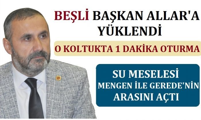 Mengen Haklı Davasının Peşinde – BEŞLİ, BAŞKAN ALLAR’I HEDEF ALDI
