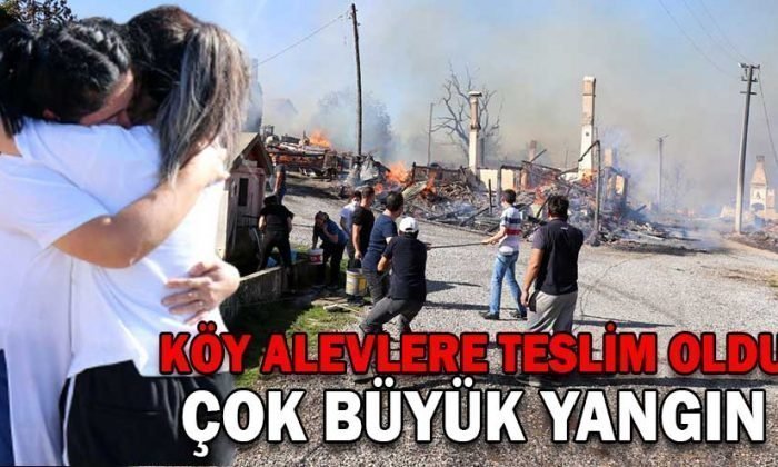 KUZFINDIK KÖYÜNDE ÇOK BÜYÜK YANGIN – (Haber Serisi)
