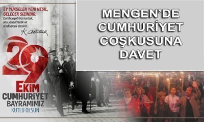 Mengen’de Cumhuriyet Coşkusuna Davet