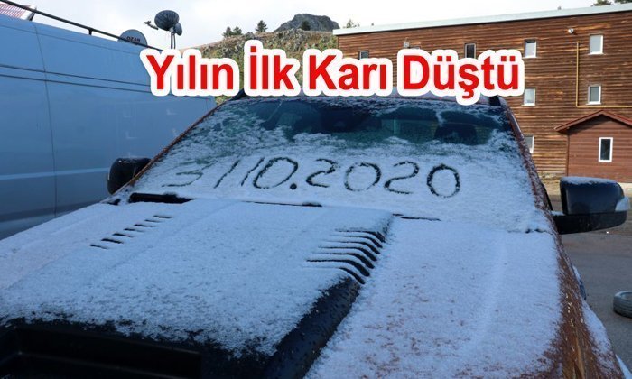 BOLU’DA YILIN İLK KARI DÜŞTÜ