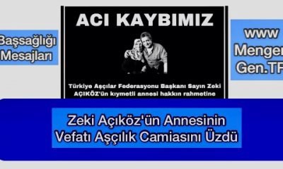 Aşçılık Camiası İçin Hüzünlü Gün