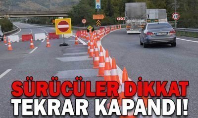 Bolu Tüneli Ankara Yönü Trafiğe Kapatıldı