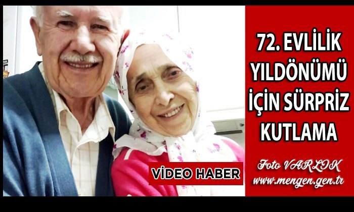 72. Evlilik Yıldönümlerinde Sürpriz Kutlama