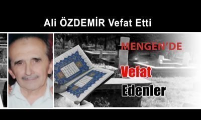 Ali ÖZDEMİR Vefat Etti