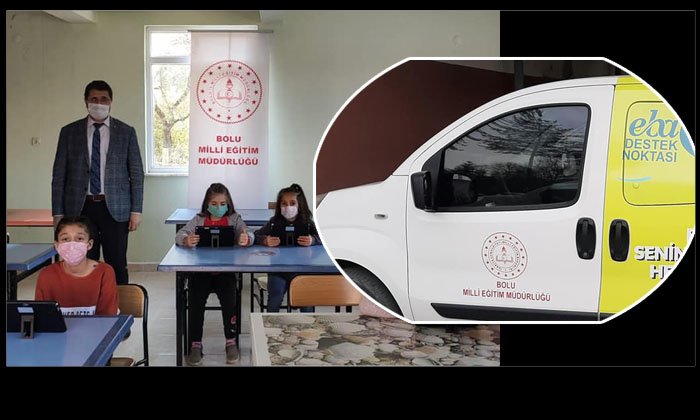 Mengen’de Köylere Uzaktan Canlı Ders Desteği