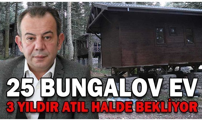 Gölcük Tabiat Parkı’nda 25 Bungalov Ev 3 Yıldır Atıl Halde Bekliyor
