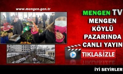 28 Ocak 2021 Perşembe Günü Mengen Pazarı (Video Haber)