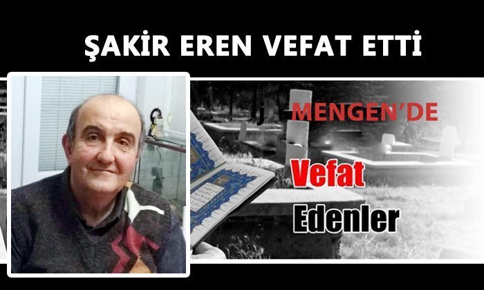 Aşçılık Camiasında Acı Kayıp; Usta Aşçı Şakir EREN Vefat Etti