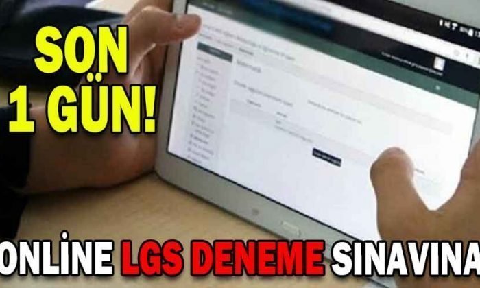 MEB’DEN ONLİNE DENEME SINAVI