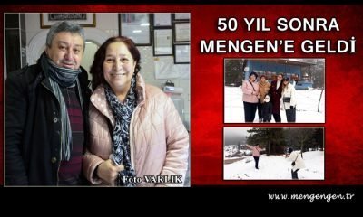 Mengen’e 50 Yıl Aradan Sonra İlk Kez Geldi